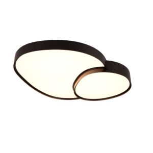 Laagste prijs - Trio Organische plafonniereRise 77cm zwart - 647519232