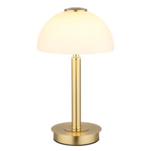 Laagste prijs - Globo TafellampUldin goud met wit glas - 21953M