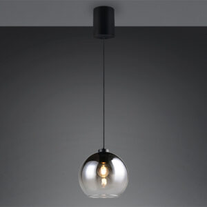 Laagste prijs - Trio HanglampLiora smoke glas - R36601054