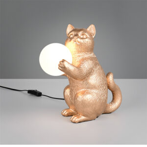 Laagste prijs - Trio TafellampGatio goud - R56621079