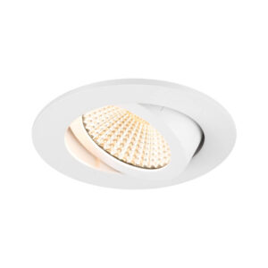 Laagste prijs - SLV Ronde led spotNew Tria Uni wit - CCT - 600lm - 60g - 1007435
