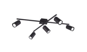 Laagste prijs - Trio PlafondspotsMarley 5-lichts mat zwart - 612400532