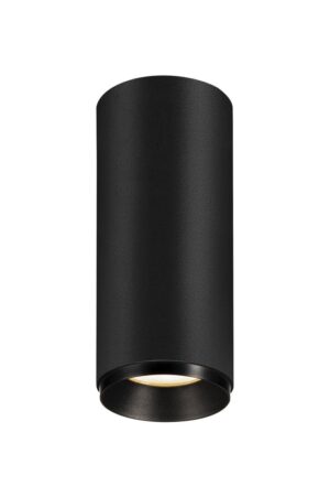Laagste prijs - SLV OpbouwspotNuminos S cilinder zwart 3000K - 24gr - 1004130