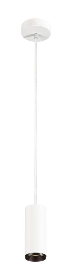 Laagste prijs - SLV HanglampNuminos S wit/zwart 3000K - 24gr - 1004158