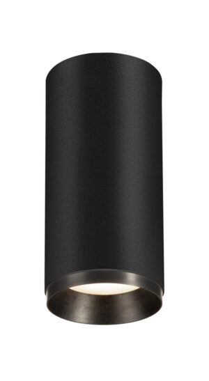 Laagste prijs - SLV OpbouwspotNuminos M cilinder zwart 4000K - 60gr - 1004236