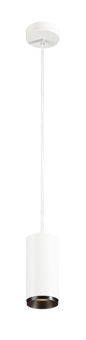 Laagste prijs - SLV HanglampNuminos M wit/zwart 2700K - 24gr - 1004246