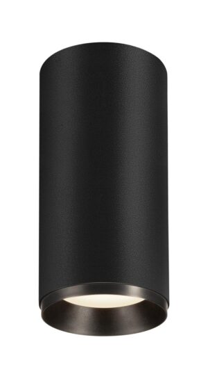 Laagste prijs - SLV OpbouwspotNuminos L cilinder zwart 4000K - 24gr - 1004330