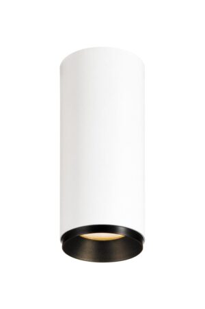 Laagste prijs - SLV OpbouwspotNuminos S Dali cilinder wit/zwart 2700K - 36gr - 1004415