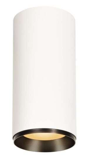 Laagste prijs - SLV OpbouwspotNuminos XL Dali cilinder wit/zwart 2700K - 24gr - 1005762