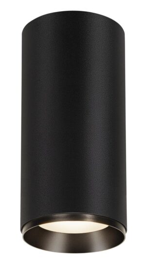 Laagste prijs - SLV OpbouwspotNuminos XL Dali cilinder zwart 4000K - 60gr - 1005773