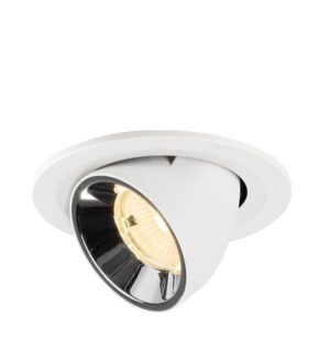 Laagste prijs - SLV InbouwspotNuminos Gimble S wit/chroom 3000K - 55gr - 1009414