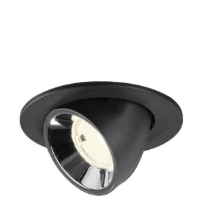 Laagste prijs - SLV InbouwspotNuminos Gimble S zwart/chroom 4000K - 55gr - 1009423