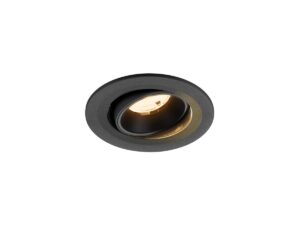 Laagste prijs - SLV InbouwspotNuminos Move S zwart 2700K - 55gr - 1009493