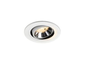 Laagste prijs - SLV InbouwspotNuminos Move S wit/chroom 2700K - 20gr - 1009498