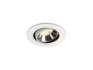 Laagste prijs - SLV InbouwspotNuminos Move S wit/chroom 2700K - 55gr - 1009504