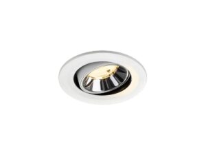 Laagste prijs - SLV InbouwspotNuminos Move S wit/chroom 3000K - 55gr - 1009522