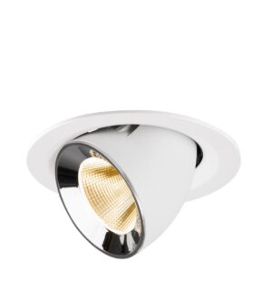 Laagste prijs - SLV InbouwspotNuminos Gimble M wit/chroom 2700K - 20gr - 1009552