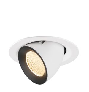Laagste prijs - SLV InbouwspotNuminos Gimble M wit/zwart 2700K - 40gr - 1009553