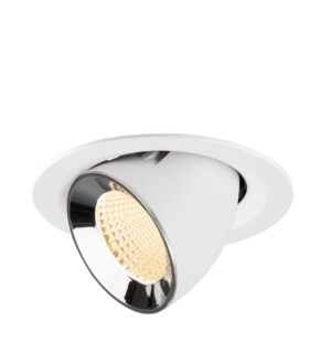 Laagste prijs - SLV InbouwspotNuminos Gimble M wit/chroom 2700K - 40gr - 1009555