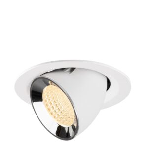 Laagste prijs - SLV InbouwspotNuminos Gimble M wit/chroom 2700K - 55gr - 1009558