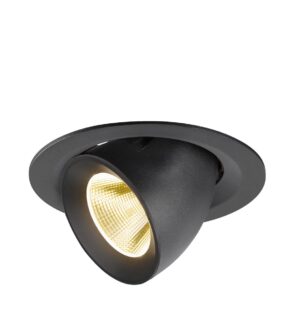Laagste prijs - SLV InbouwspotNuminos Gimble M zwart 3000K - 20gr - 1009559