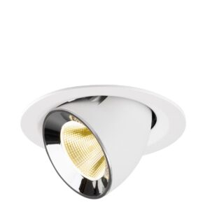 Laagste prijs - SLV InbouwspotNuminos Gimble M wit/chroom 3000K - 20gr - 1009570