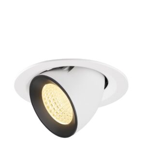 Laagste prijs - SLV InbouwspotNuminos Gimble M wit/zwart 3000K - 55gr - 1009574