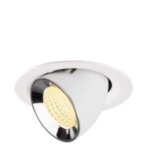 Laagste prijs - SLV InbouwspotNuminos Gimble M wit/chroom 3000K - 55gr - 1009576