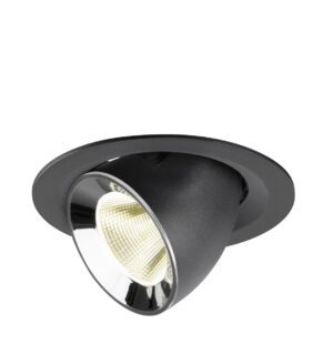 Laagste prijs - SLV InbouwspotNuminos Gimble M zwart/chroom 4000K - 20gr - 1009579