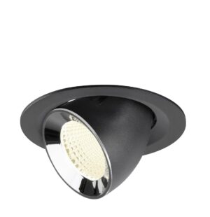 Laagste prijs - SLV InbouwspotNuminos Gimble M zwart/chroom 4000K - 40gr - 1009582