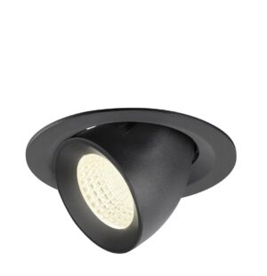 Laagste prijs - SLV InbouwspotNuminos Gimble M zwart 4000K - 55gr - 1009583