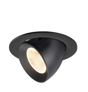 Laagste prijs - SLV InbouwspotNuminos Gimble L zwart 2700K - 20gr - 1009703