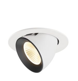 Laagste prijs - SLV InbouwspotNuminos Gimble L wit/zwart 3000K - 40gr - 1009733