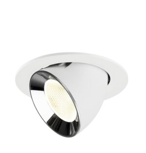 Laagste prijs - SLV InbouwspotNuminos Gimble L wit/chroom 4000K - 20gr - 1009750