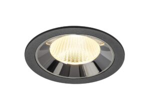 Laagste prijs - SLV InbouwspotNuminos L zwart/chroom 3000K - 40gr - 1009779