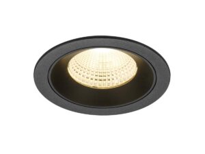 Laagste prijs - SLV InbouwspotNuminos L zwart 3000K - 55gr - 1009780