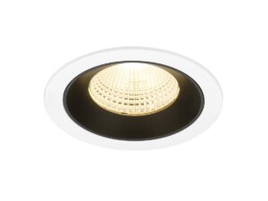 Laagste prijs - SLV InbouwspotNuminos L wit/zwart 3000K - 55gr - 1009789