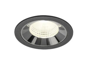 Laagste prijs - SLV InbouwspotNuminos L zwart/chroom 4000K - 55gr - 1009800
