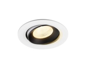 Laagste prijs - SLV InbouwspotNuminos Move L wit/zwart 3000K - 55gr - 1009843