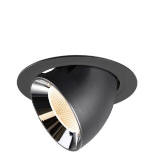 Laagste prijs - SLV InbouwspotNuminos Gimble XL zwart/chroom 2700K - 20gr - 1009866