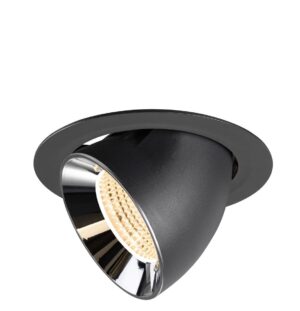 Laagste prijs - SLV InbouwspotNuminos Gimble XL zwart/chroom 2700K - 55gr - 1009872