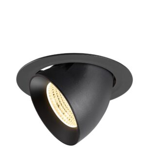 Laagste prijs - SLV InbouwspotNuminos Gimble XL zwart 3000K - 55gr - 1009888
