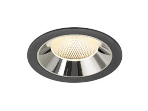 Laagste prijs - SLV InbouwspotNuminos XL zwart/chroom 3000K - 40gr - 1009941