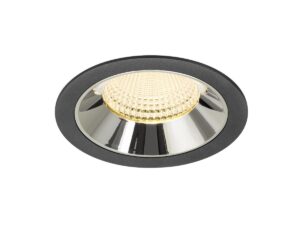 Laagste prijs - SLV InbouwspotNuminos XL zwart/chroom 3000K - 55gr - 1009944