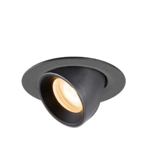Laagste prijs - SLV InbouwspotNuminos Gimble XS zwart 2700K - 55gr - 1010032