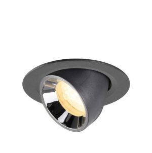Laagste prijs - SLV InbouwspotNuminos Gimble XS zwart/chroom 3000K - 40gr - 1010049