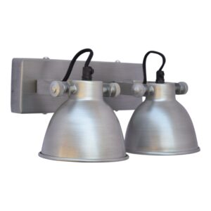 Laagste prijs - Urban Interiors WandlampDouble Antique zink - AI-WL-DBL-21-AZ