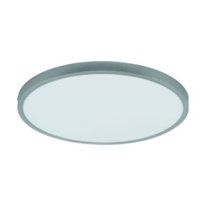 Laagste prijs - Eglo PlafonniereFueva 1 zilvergrijs rond 4000K - 97276