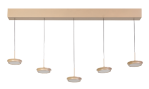 Laagste prijs - ETH Moderne 5-lichts hanglampDesiree zand - 05-HL4215-59