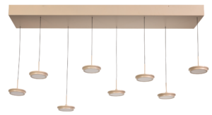 Laagste prijs - ETH Moderne 8-lichts hanglampDesiree zand - 05-HL4218-59